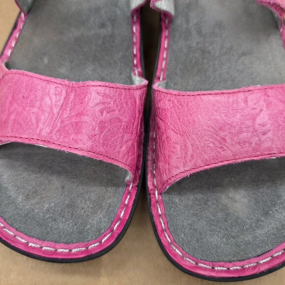 ALEGRIA KARMEN PINK LEATHER WOMEN'S SANDALS SIZE 39 (EUR) Sz 9 - Picture 13 of 15